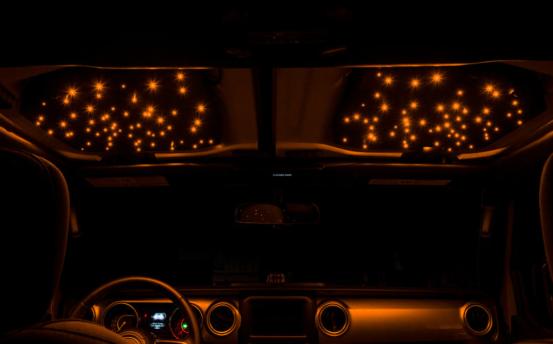 2018-2025 Wrangler JL Gladiator JT StarLINER Fiber Optic Hardtop Headliner ColorSHIFT - View 2 | Dirty Garage