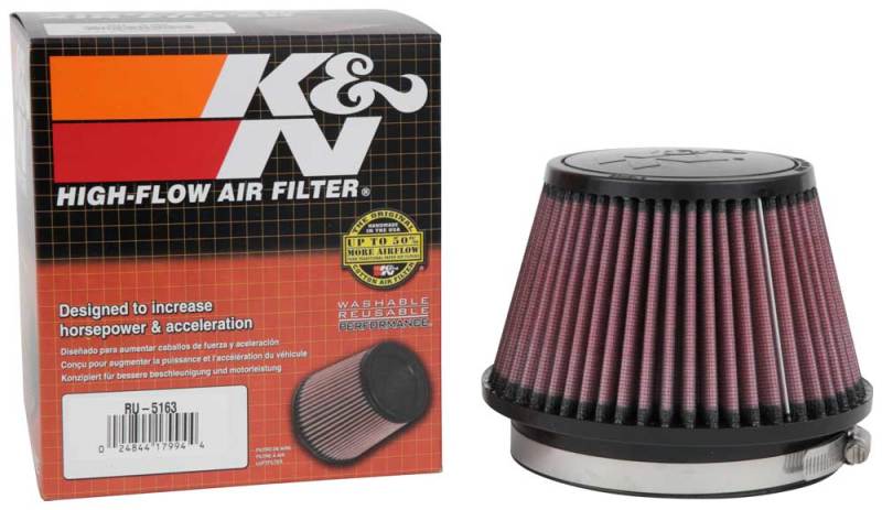 Universal Rubber Filter 5in Flange ID x 6.5in Base OD x 4.5in Top OD x 4.125in Height - View 14 | Dirty Garage