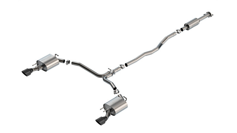 Borla 20-24 Toyota Camry TRD 3.5L V6 FWD S-Type Cat-back - Black Chrome | Dirty Garage