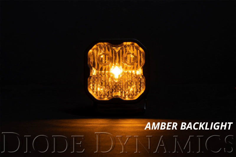 Universal SS3 ABL Yellow Combo Standard Pro LED Pods Pair - View 3 | Dirty Garage