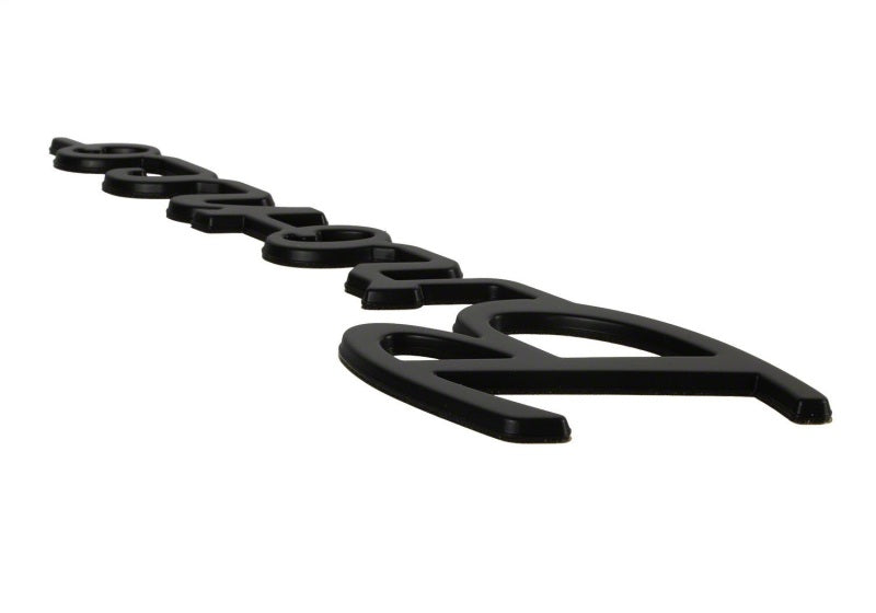 2021+ Bronco Classic Script Fender Badges - Matte Black - View 15 | Dirty Garage