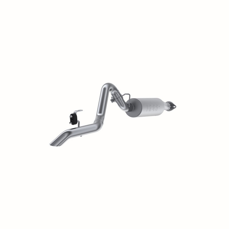 2004-2006 Wrangler Unlimited 4.0L I-6 Cat Back Single Aluminized Exhaust - View 5 | Dirty Garage