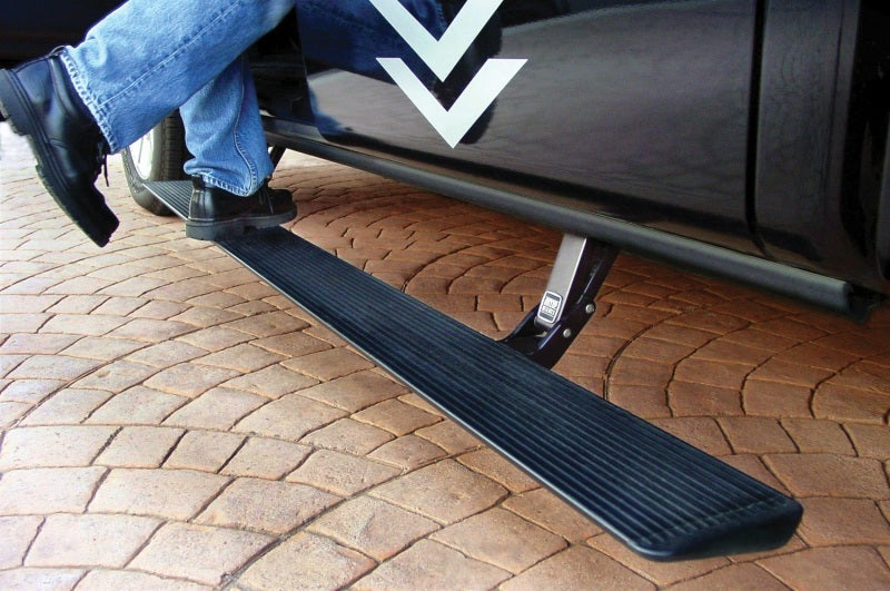 2004-2008 F-150 All Cabs PowerStep Black Running Board - View 2 | Dirty Garage