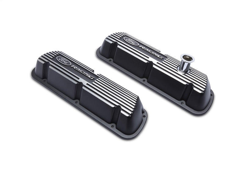 Universal Black Satin Valve Covers Racing EFI - View 10 | Dirty Garage