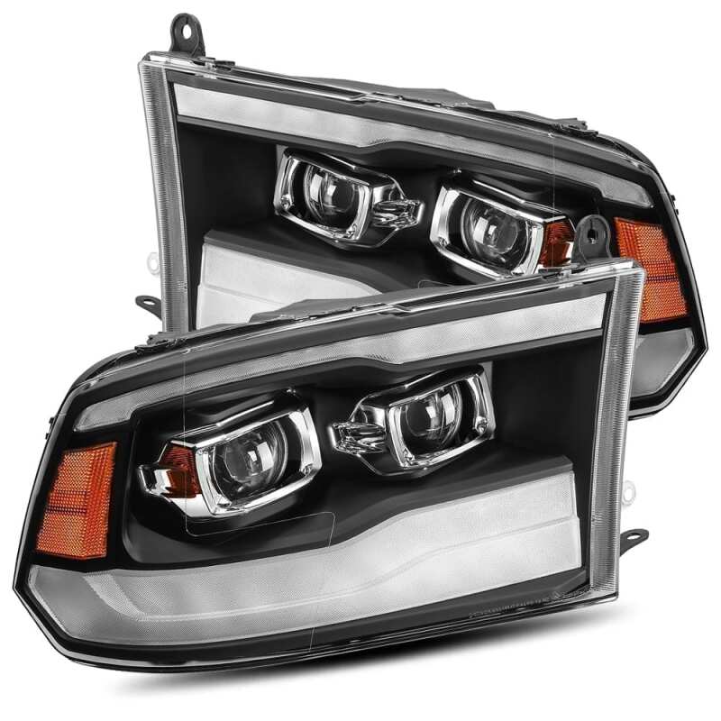 2009-2018 Charger Pro-Series Projector Black Headlights Sequential Signal DRL - View 2 | Dirty Garage