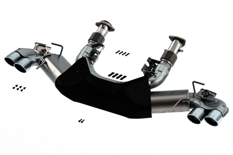 Borla 2020 Chevrolet Corvette C8 6.2L ATAK 3in Exhaust System Dual Round A/C Tips 4inx 4.75in | Dirty Garage