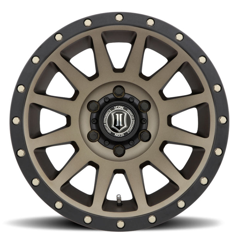 Universal Compression 17x8.5 6x5.5 0mm Offset 4.75" BS 106.1mm Bore Bronze Wheel - View 5 | Dirty Garage