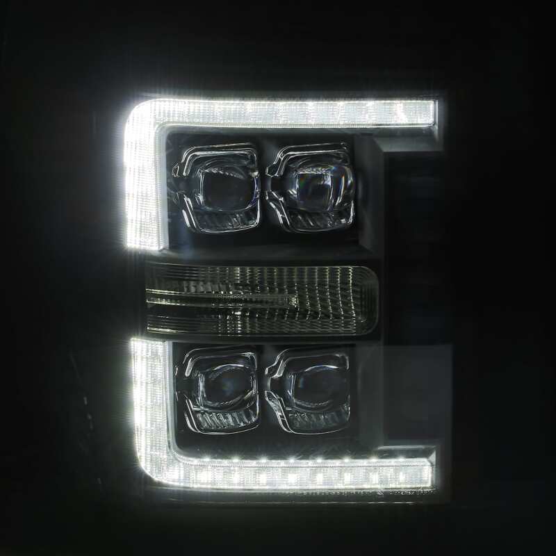 2011-2016 Super Duty Nova-Series LED Projector Chrome Headlights - View 7 | Dirty Garage
