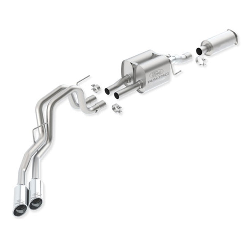 2011-2014 F-150 SVT Raptor 6.2L Cat-Back Touring Exhaust System 145-inch WB - View 2 | Dirty Garage