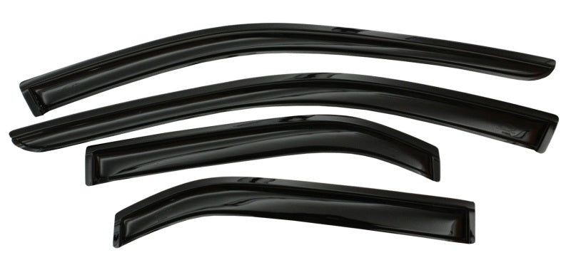 2014-2018 Soul Ventvisor Outside Mount Window Deflectors Smoke 4-Piece - View 2 | Dirty Garage