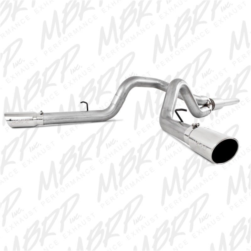 1999-2004 Superduty V10 Cat Back 4 Dual Split Side - View 4 | Dirty Garage