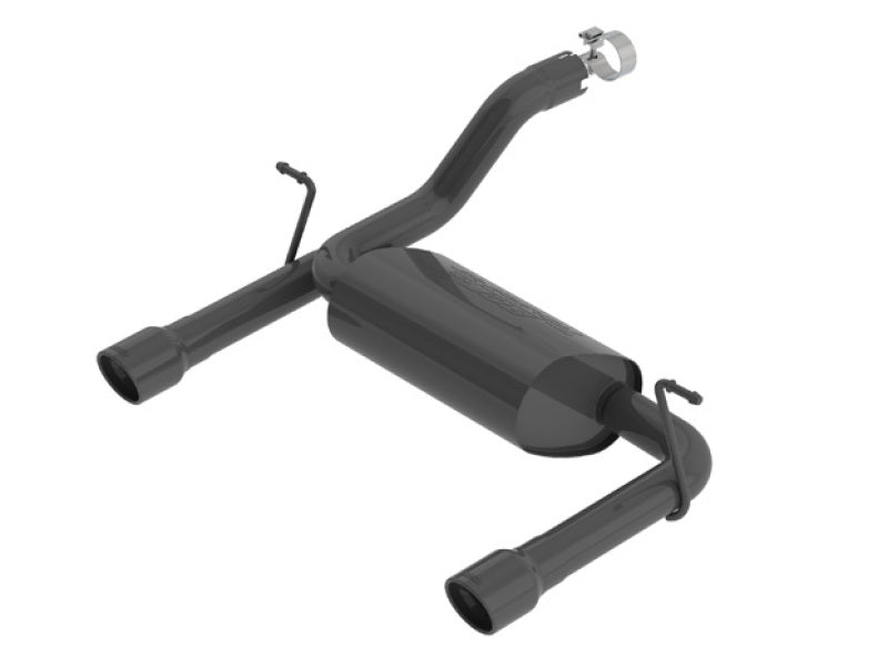 Borla 2018 Jeep Wrangler JL/JLU 3.6L 2DR/4DR Touring SS Axle Back Black Coated Exhaust w/3.5in Tips - View 2 | Dirty Garage