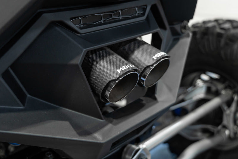 2022-2023 Polaris RZR Pro R Single Slip-on Dual Outlet Performance Series - View 3 | Dirty Garage