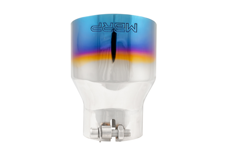 Universal Stainless Steel Dual Wall Tip 4".5" OD 3" Inlet 6.13" Length - View 3 | Dirty Garage