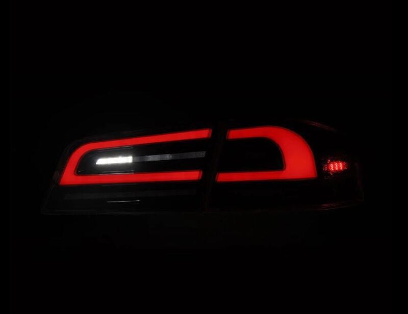 2012-2021 Model S Luxx-Series LED Tail Lights Black - View 8 | Dirty Garage