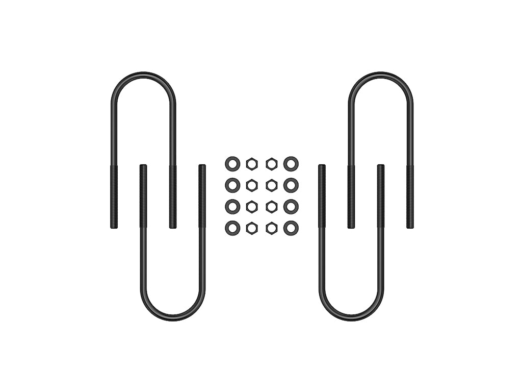 1999-2010 Superduty ICON Leaf Spring Axle U-Bolt Kit | Dirty Garage