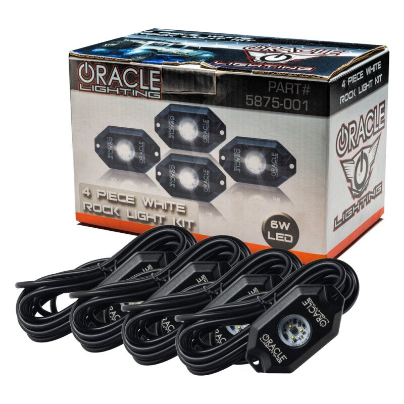 Universal Underbody Wheel Well Rock Light Kit White 4PCS 5000K - View 2 | Dirty Garage
