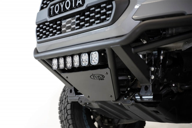 2016-2023 Tacoma PRO Bolt-On Front Bumper Hammer Black - View 4 | Dirty Garage