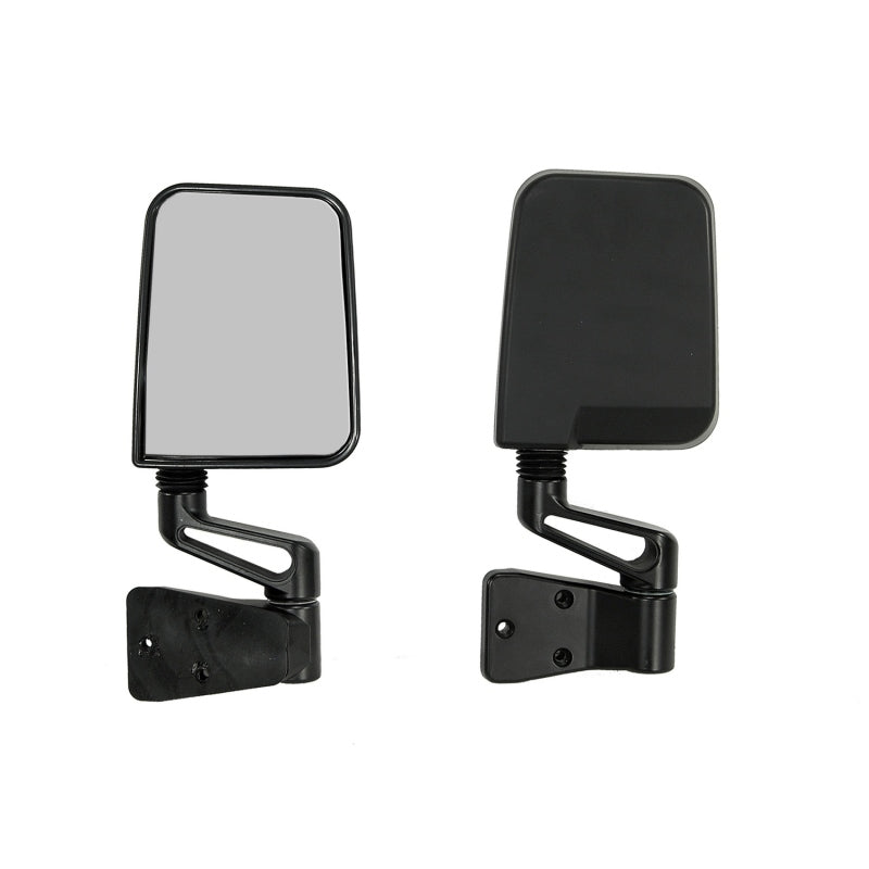 Rugged Ridge 87-02 Jeep YJ/TJ Black Door Mirror Kit - View 2 | Dirty Garage