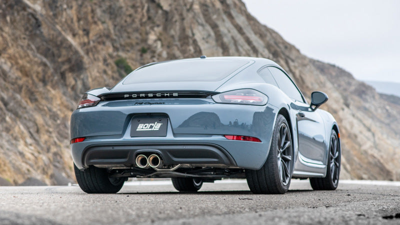 Borla 17-22 Porsche Cayman/Boxster 718 2.0L 4 Cyl. AT/MT RWD 2DR 2.25in S-Type Exhaust - View 4 | Dirty Garage
