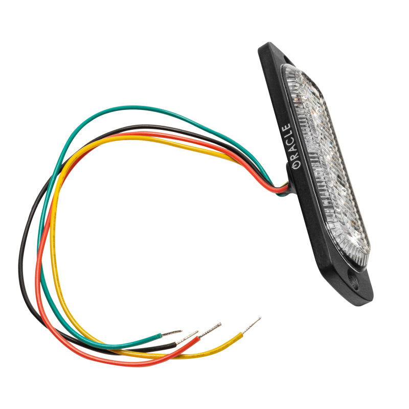 Universal 4 LED Slim Strobe Amber - View 3 | Dirty Garage