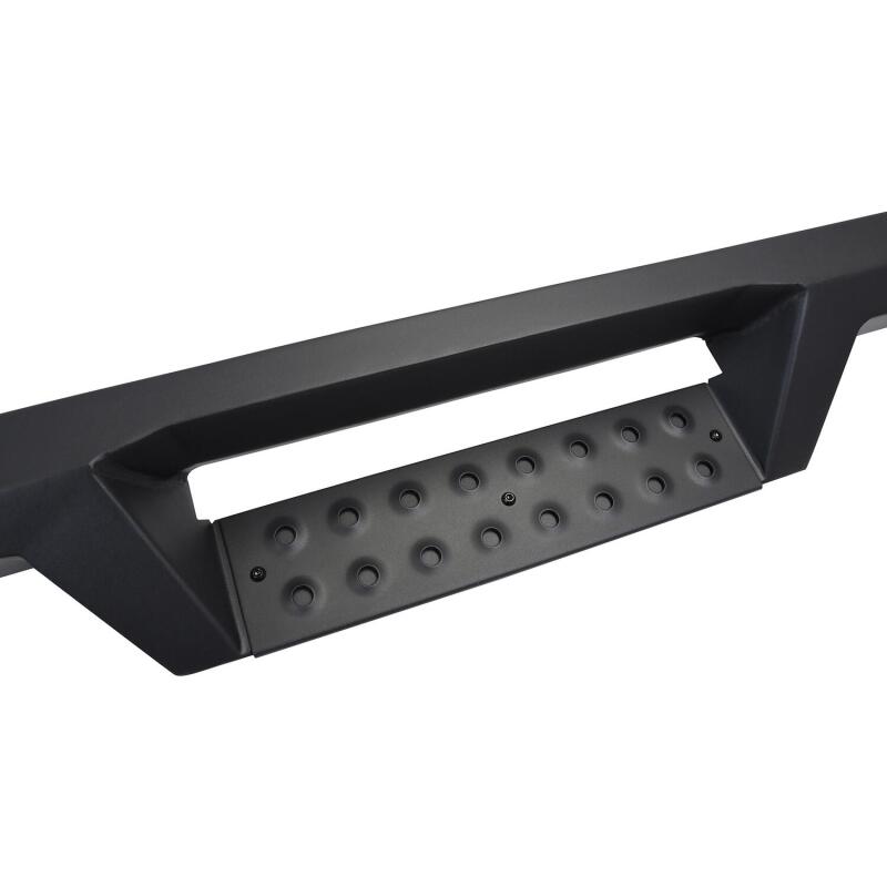 2009-2026 Ram 1500/HD Crew Cab HDX Black Drop Nerf Step Bars - View 6 | Dirty Garage