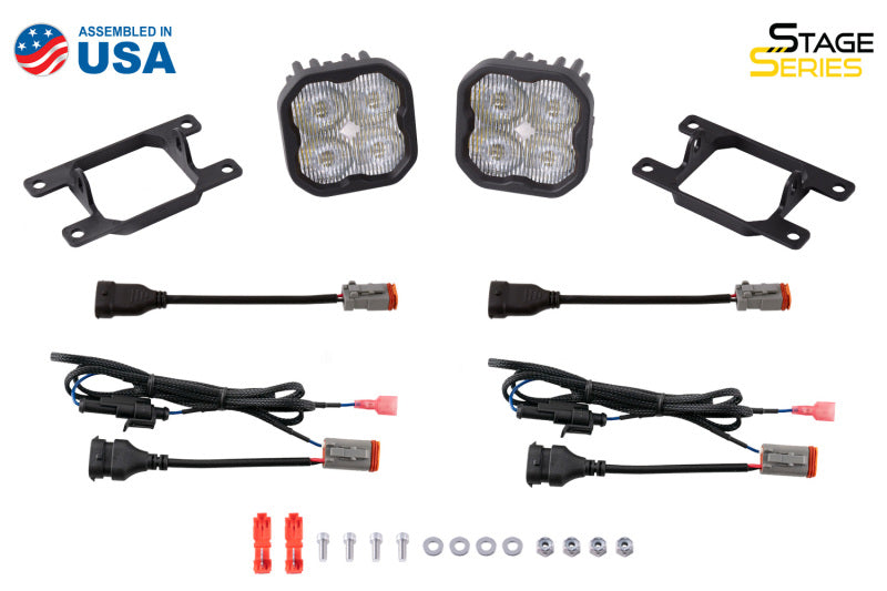 2019-2024 Ram 1500 SS3 Pro Type Yellow SAE Fog Light Kit - View 7 | Dirty Garage