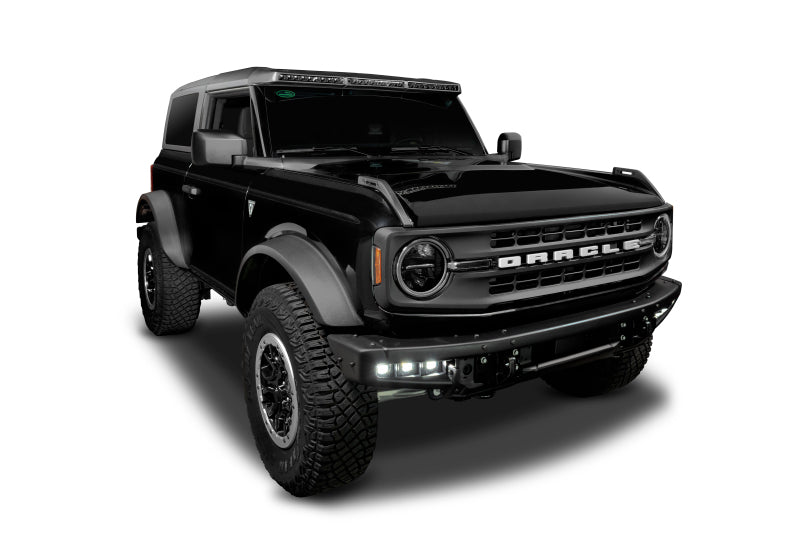 2021-2026 Bronco Integrated Windshield Roof LED Light Bar System - View 7 | Dirty Garage
