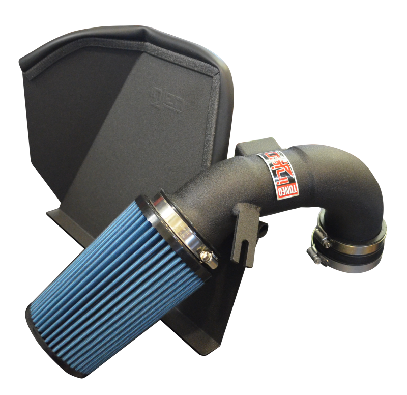 2016-2018 BMW 330i 2.0L Wrinkle Black Cold Air Intake - View 2 | Dirty Garage