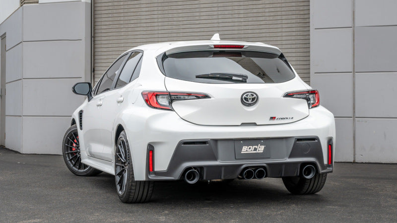 Borla 23-24 Toyota GR Corolla ATAK Cat Back System w/ Black Tips - View 3 | Dirty Garage