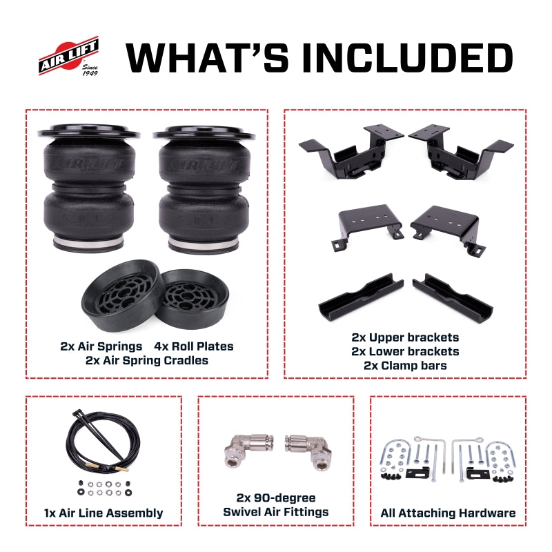 2024-2025 GM HD ZR2 LoadLifter 5000 Ultimate Air Spring Cradle - View 15 | Dirty Garage