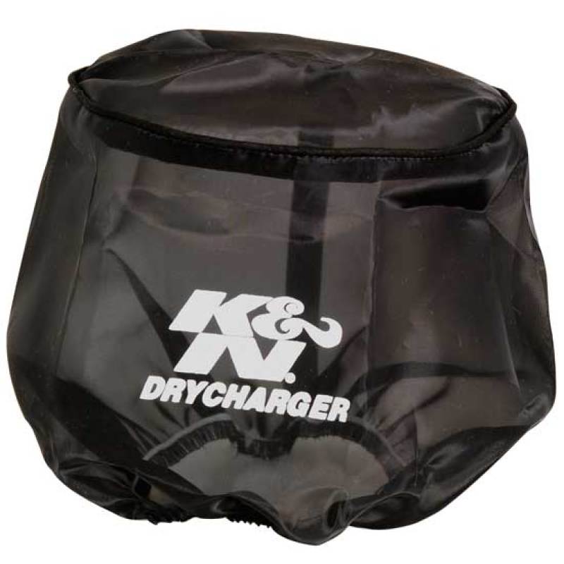 Universal Drycharger Round Tapered Black Filter Wrap - View 3 | Dirty Garage