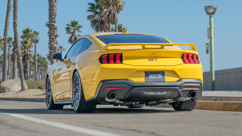 Borla 2024 Ford Mustang GT 5.0L V8 w/o Active Exhaust ATAK Cat-Back Exhaust System - Black Chrome - View 2 | Dirty Garage