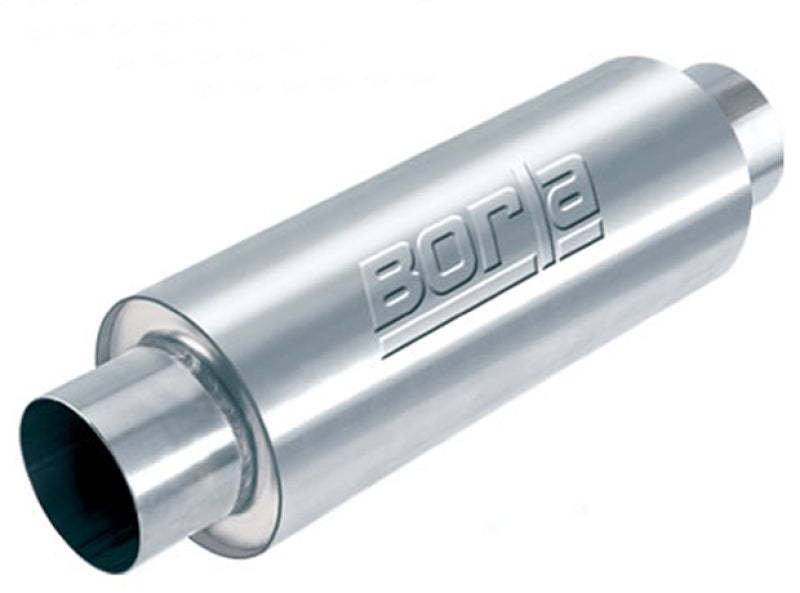 Borla XR-1 Multi-Core 3in Ctr-Ctr Round 16in x 6.25in Rotary Engine Equipped Racing Muffler - View 3 | Dirty Garage
