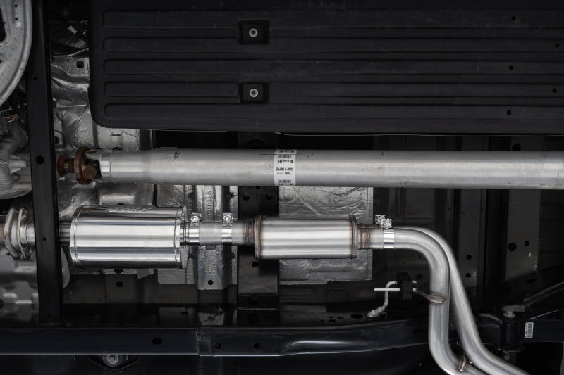 2021-2026 Superduty T304 Pre-Axle 2.5" OD Tips 3" Cat Back Exhaust - View 3 | Dirty Garage