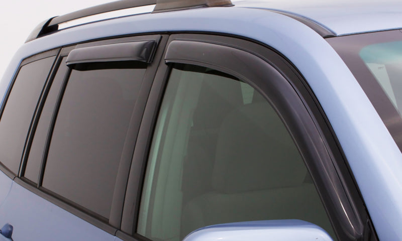 2021-2022 Trailblazer Ventvisor Outside Mount Window Deflectors Smoke 4-Piece - View 3 | Dirty Garage