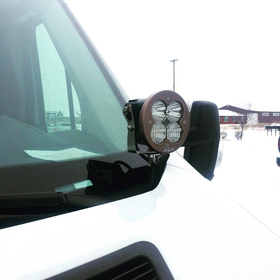 2015-2026 Transit Hoodline Light Pod Mount (4043)