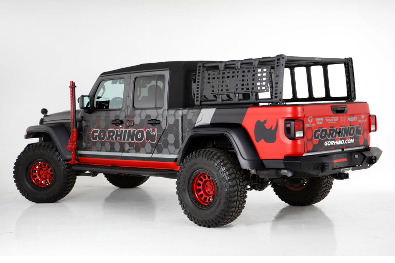 Go Rhino 19-21 Jeep Gladiator XRS Overland Xtreme Rack - Box 1 (Req. gor5950000T-02) - View 5 | Dirty Garage