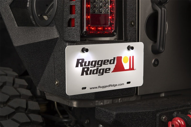 Rugged Ridge LED License Plate Bolts - View 3 | Dirty Garage