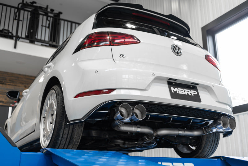 2015-2019 VW Golf R 3" Pro Series Cat Back Single Exit Exhaust Valve Delete T304 - View 4 | Dirty Garage