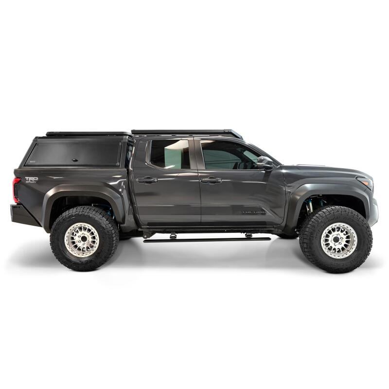 2024-2026 Tacoma Double Cab Pro-E Series Powered Black Running Boards - View 2 | Dirty Garage