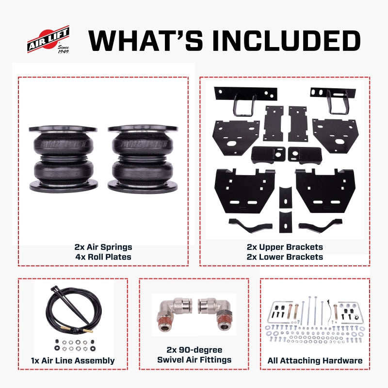 2023 Superduty DRW LoadLifter 7500 XL Ultimate Air Spring Kit - View 16 | Dirty Garage