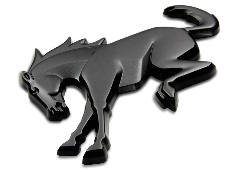 Universal Bronco Rear Emblem - Matte Black - View 2 | Dirty Garage
