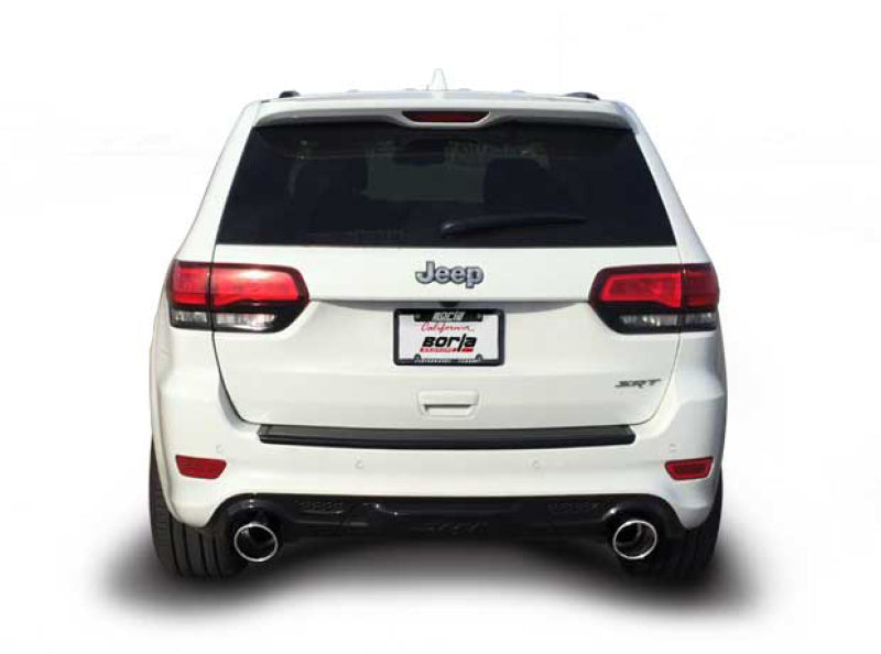 Borla 2015 Jeep Grand Cherokee SRT8 S-Type Dual Round Rolled Exit Catback Exhaust - View 5 | Dirty Garage