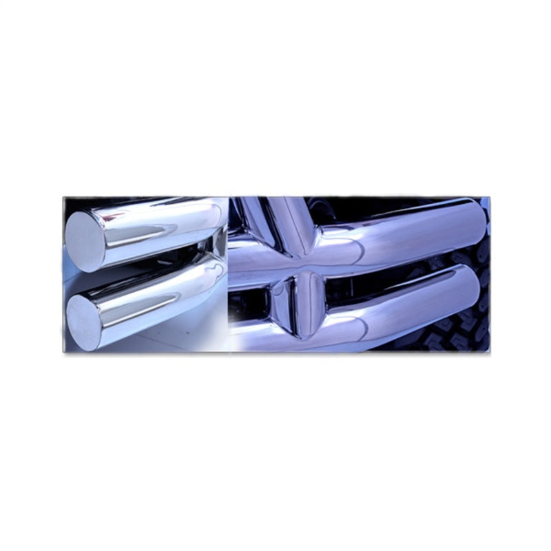 Rugged Ridge 3-In Double Tube Front Bumper SS 76-06 Models - View 6 | Dirty Garage