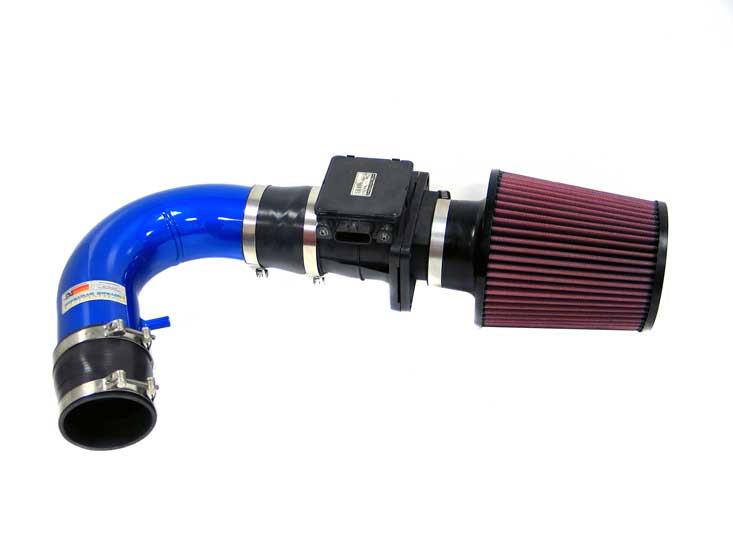 2002-2006 Lancer Only Blue Typhoon Short Ram Intake - View 2 | Dirty Garage