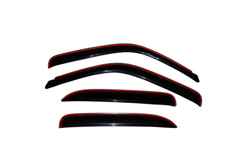 2002-2006 Escalade Ventvisor In-Channel Front Rear Window Deflectors Smoke 4-Piece - View 2 | Dirty Garage
