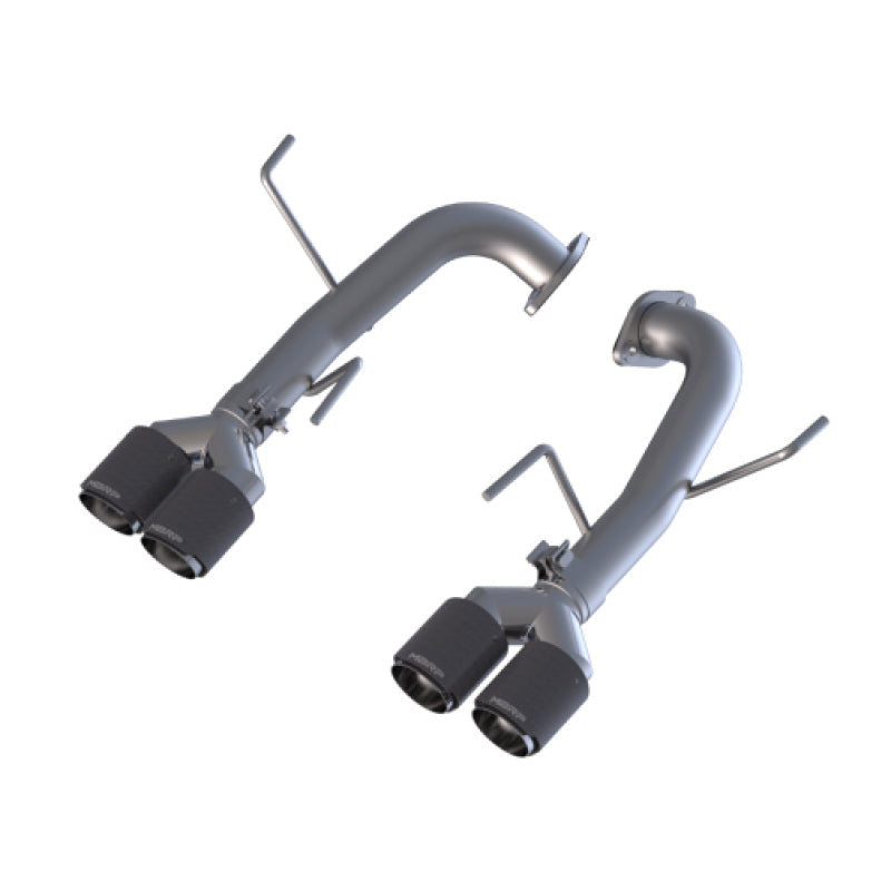 2015-2019 WRX STI 2.5" Dual Split Rear Exit w 3.5" Carbon Fiber Tips | Dirty Garage