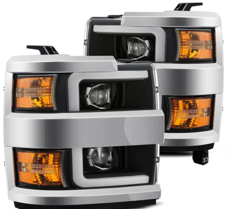 2015-2019 GM HD Luxx-Series Projector Black Headlights | Dirty Garage