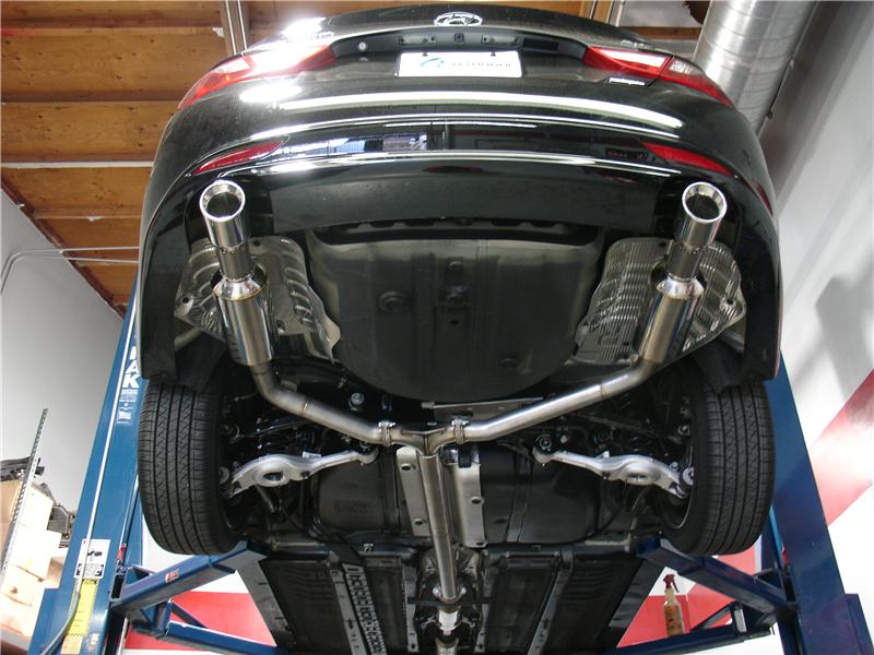 2011-2014 Sonata Optima 2.0L 3inch Cat Back Dual 60mm Mufflers - View 5 | Dirty Garage